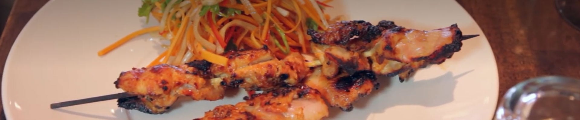 Chicken Skewers Charcoal Oven Recipe