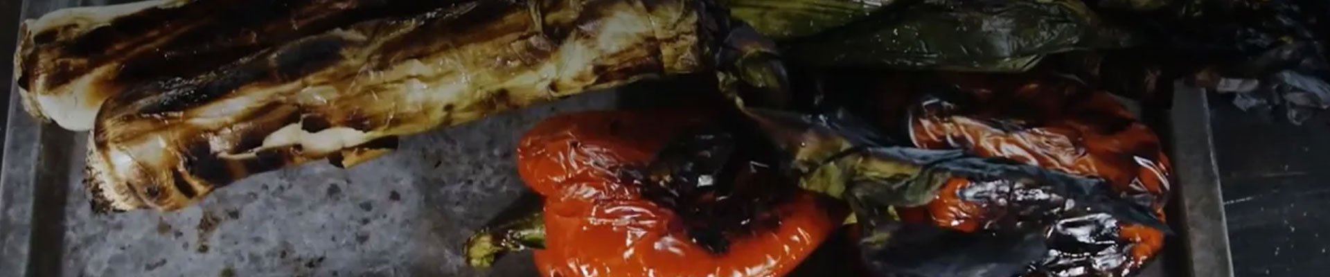 Grilled Vegetables Charcoal Oven Recipe