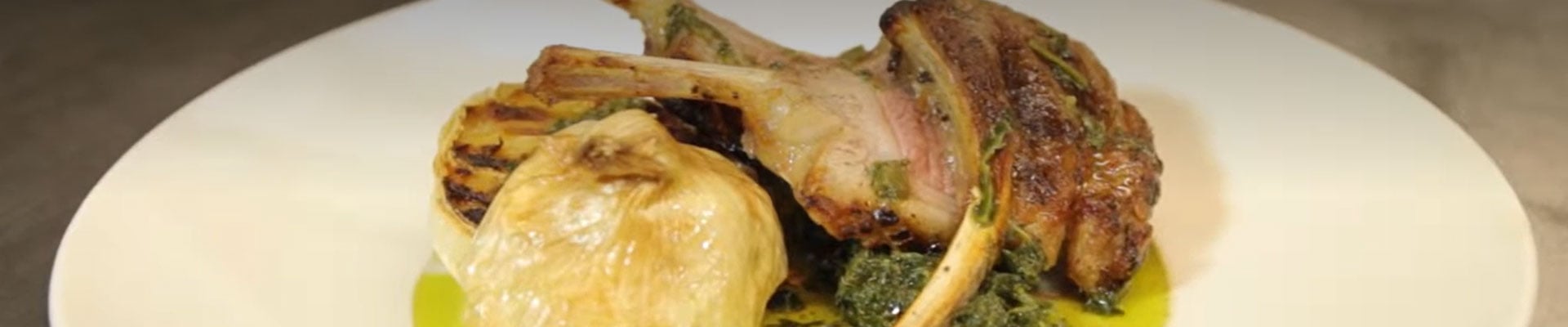Rack of Lamb Charcoal Oven Recipe
