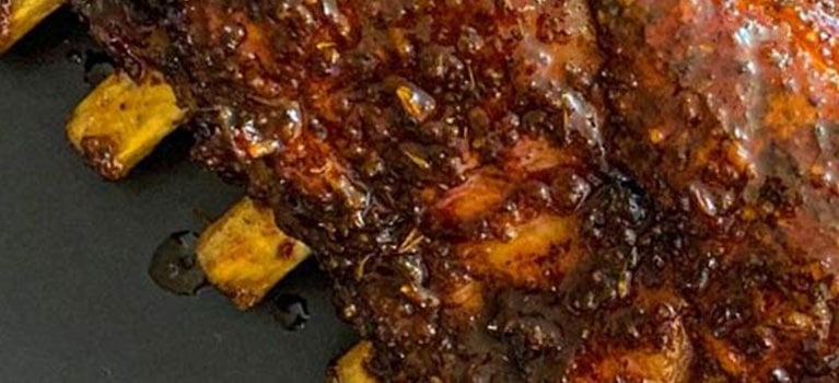 Wild Boar Ribs 3-2-1 Method Food Smoker Recipe