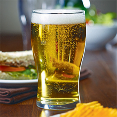 Nucleated Beer Glasses