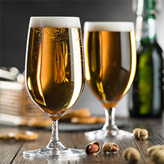 Stemmed Beer Glasses