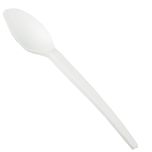 Compostable CPLA Spoons White (Pack of 50)