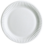 Paper Plate 178mm (7 Inch) White Pack of 100)