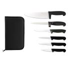 7 Piece Professional Chefs Knife Set With Carry Case