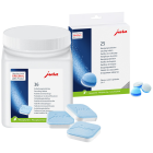 Jura Coffee Machine Cleaner Descaler Combo Pack (25 Cleaning Tablets + 36 Descaling Tablets)