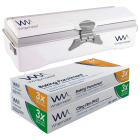 Wrapmaster Duo Dispenser + 3x 300 Meter Wrapmaster Cling Film & 3x 50 Meter Wrapmaster Baking Parchment Refills (45cm)