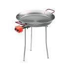 Lacor Paella Cooking Set with 40cm Carbon Steel Pan &  Gas Burner