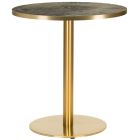 Artisano Formica Breccia Paradiso Round Table Top 800mm With Midas Brass Base