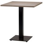 Artisano Shorewood Square Table Top 800 x 800mm with Titan Small Square Black Dining Height Base