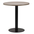 Artisano Shorewood Round Table Top 800mm with Titan Small Round Black Dining Height Base