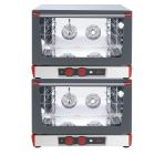 Venix Double Stack Twin Convection Oven With Steam Gastronorm 8x GN 1/1
