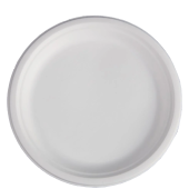 Bagasse Round Plates 254mm/10" (Pack of 50)