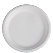 Bagasse Round Plates 225mm/9" (Pack of 125)