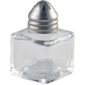 Individual Square Glass Pepper Pot