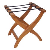 Bolero Wooden Luggage Stand Honey