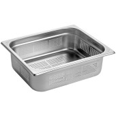 GN 1/2 Stainless Steel Gastronorm Perforated 100mm