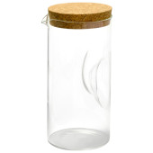 Churchill Comas Glass Jar With Cork Lid 1.2L