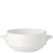 Steelite Simplicity White Lugged Soup Cup 285ml/10oz (Pack of 36)