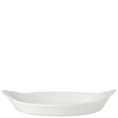 Steelite Simplicity White Oval No2 Eared Dish 24.5 x 13.5cm/9.5 x 5" (Pack of 24)