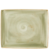 Steelite Craft Green Rectangle Two Platter 33 x 27cm/10.6" (Pack of 6)