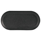 Seasons Graphite Narrow Oval Plate 32 x 20cm x6