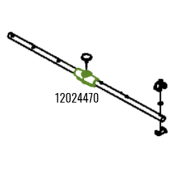 Asber Rinse Arm Holder (for 500 & Passthrough Machines)