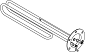 Asber Boiler Element 2.2 Kw (for 13amp 500 Machines)