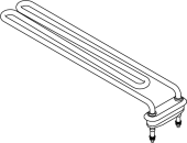 Asber Tank Element  2.8 Kw (for 30amp 500 Machines)
