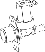 Kingfisher Solenoid Valve Water Inlet 1 Way Suitable for KF500 & KF1000