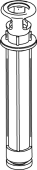 Asber Drain Plug - For Gravity Waste 350/400mm Basket