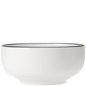 Steelite Asteria Bowl Black Rim 11cm/4" 340ml/12oz (Pack of 12)