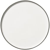 Steelite Asteria Walled Plate Black Rim 25.5cm/10" (Pack of 12)