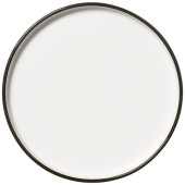 Steelite Asteria Walled Plate Black Rim 20cm/8" (Pack of 12)