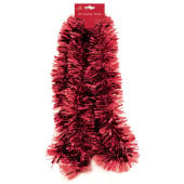 Christmas Tinsel 2 Meter Red