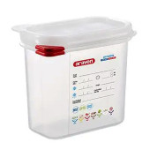 Araven GN 1/9 Gastronorm Sealing Food Storage Container 150mm 1.5 Litre (Pack of 4)