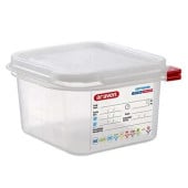 GN 1/6 Gastronorm Sealing Food Storage Container 100mm 1.7 Litre (Pack of 12)