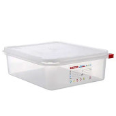 Araven GN 1/2 Gastronorm Sealing Food Storage Container 100mm 6.5 Litre (Pack of 4)