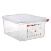GN 1/2 Gastronorm Sealing Food Storage Container 150mm 10 Litre (Pack of 6)