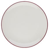 Modest Maroon Coupe Plate 17cm/6.25"