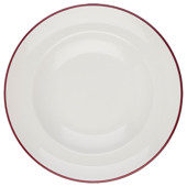 Modest Maroon Pasta Plate 25cm/9.75" 420ml/17.75oz (Pack of 12)
