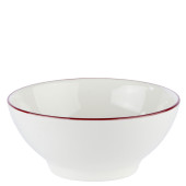 Modest Maroon Footed Bowl 14cm/5.5" 450ml/15.75oz