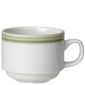 Steelite Bead Sage Stacking Cup 200ml/7oz (Pack of 12)