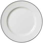 Steelite Bead Black Band Plate 28.5cm/11" (Pack of 6)