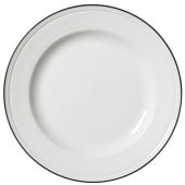 Steelite Bead Black Band Plate 25.5cm/10" (Pack of 12)