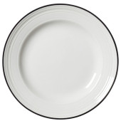 Steelite Bead Black Band Plate 16.5cm/6.5" (Pack of 12)
