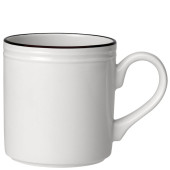 Steelite Bead Black Band Mug 285ml/10oz (Pack of 12)