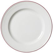 Steelite Bead Maroon Band Plate 28.5cm/11" (Pack of 6)