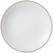Steelite Bead Maroon Band Accent Coupe Plate 28.5cm/11" (Pack of 6)