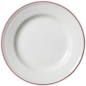 Steelite Bead Maroon Band Plate 20cm/8" (Pack of 12)